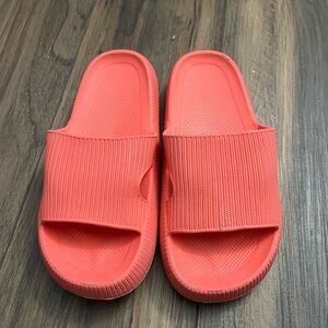 Coral Slide Sandals